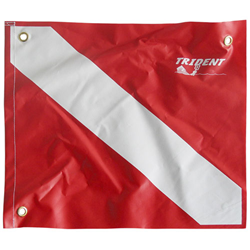 DIVE FLAG POLY COATED  - 20x24